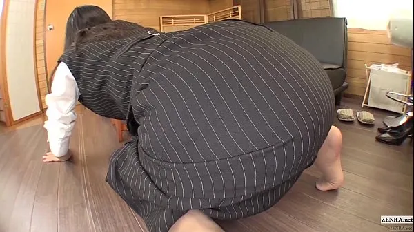 Japanese office lady bottomless facesitting farting HD subtitles Video tenaga segar