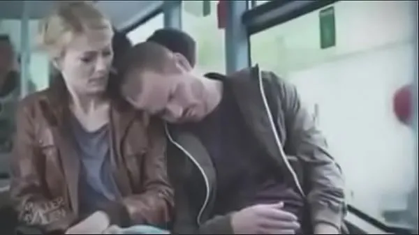 Fresh blonde m. by fake sleeper on bus energy Videos