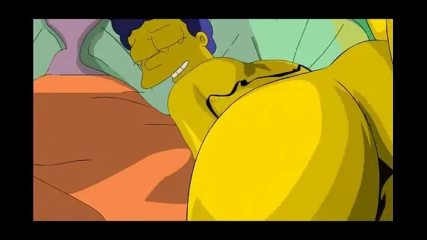 Friske Simpsons Marge Fuck energivideoer