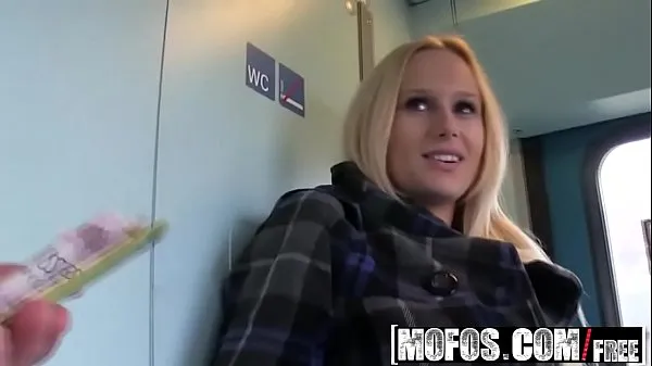 Nya Mofos - Public Pick Ups - Fuck in the Train Toilet starring Angel Wicky energivideor