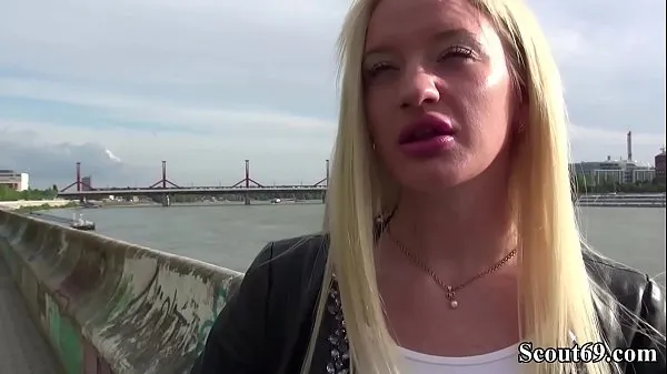 مقاطع فيديو German Scout - Blond Teeny Angela Vital Seduce to Fuck جديدة للطاقة