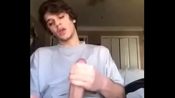 Fresh Sexy jock jerks off his huge cock on camera energy Videos