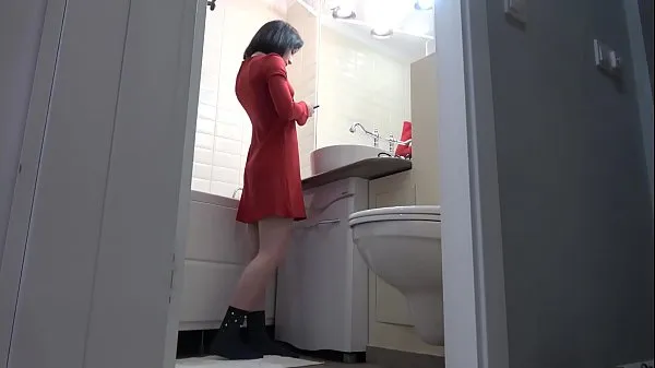 Fresh Beautiful Candy Black in the bathroom - Hidden cam energy Videos