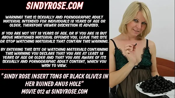 Świeże, Black olives in Sindy Rose wrecked butt and nice anal prolapse energetyczne filmy