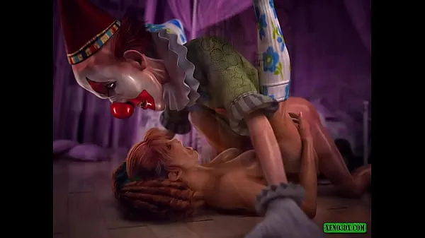 A Taste of Clown Cum. 3D Horror Porn Video tenaga segar