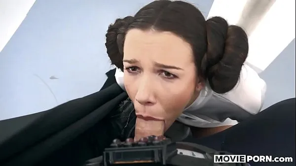 Sveži videoposnetki o STAR WARS - Anal Princess Leia energiji