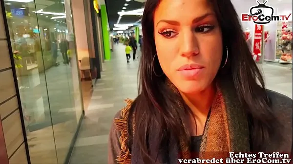 Friss German amateur latina teen public pick up in shoppingcenter and POV fuck with huge cum loadsenergiás videók
