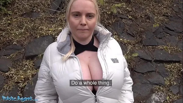 Taze Public Agent Huge boobs blonde Jordan Pryce gives blowjob for cash Enerji Videoları