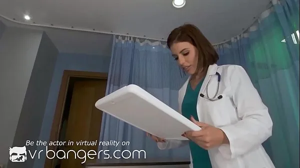 VR BANGERS Creampied Adriana Chechik as naughty and sexy nurse