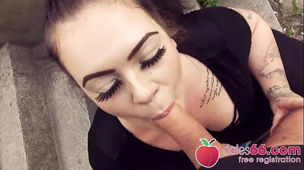 Nya BIG GERMAN girl AnastasiaXXX gets some stranger's DICK in her CUNT right next to the autobahn! (ENGLISH energivideor
