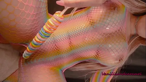 Big Tits Blonde Sucks And Fucks Herself With A Lollipop - Amateur Vanillaandcaramel Video tenaga segar