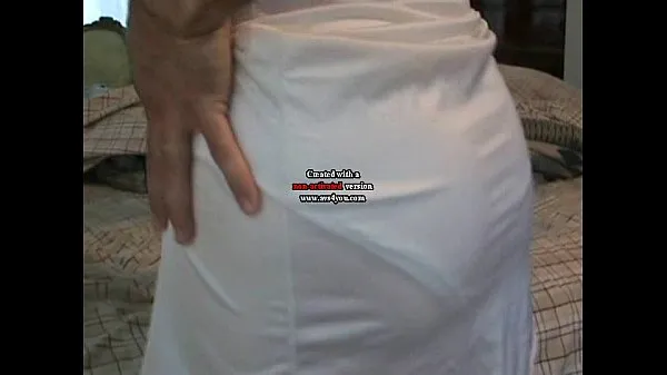 ताज़ा crossdresser in satin panties slip and stockings ऊर्जा वीडियो