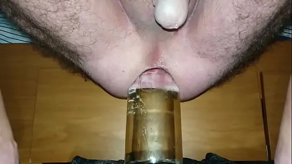Fresh Cum Contractions with a very Wide Bottle deep in my Ass energy Videos