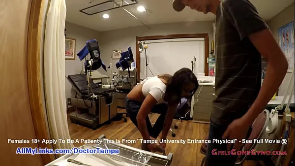 Fresh Sheila Daniel's Caught On Spy Cam Undergoing Entrance Physical With Doctor Tampa @ - Tampa University Physical energy Videos