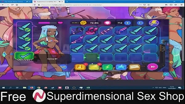 Frisse Superdimensional Sex Shop energievideo's