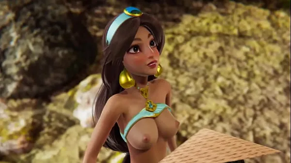 Video energi Disney Futa - Raya gets creampied by Jasmine - 3D Porn segar