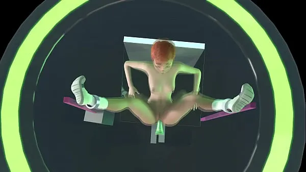Friske Sexy Gwen on the Sex machine energivideoer