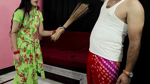 Video về năng lượng punish up with a broom, then fucked by tenant. In clear Hindi voice tươi mới
