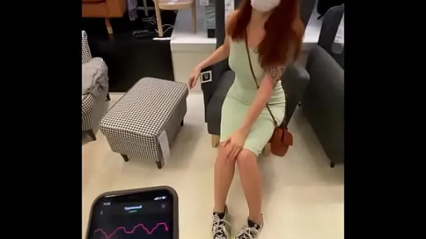 Video energi Nude Walking Shop and Cafe Orgasm redhead girlfriend KleoModel segar