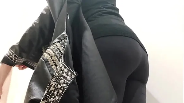 Fresh Your Italian stepmother shows you her big ass in a clothing store and makes you jerk off energy Videos