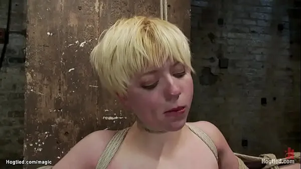 تازہ Blond lesbian hogtied and ass fucked توانائی کے ویڈیوز