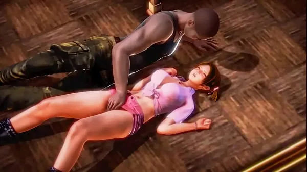 신선한 Pretty lady in pink having sex with a strong man in hot xxx hentai gameplay 에너지 동영상