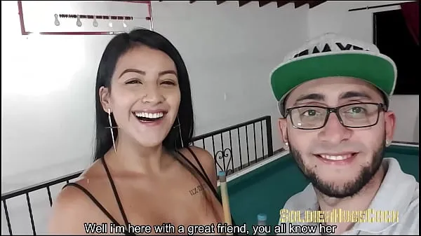Fresh Mariana Martix bet with her friend Soldier and as a reward is fucked by her huge cock energy Videos
