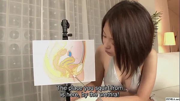 Bottomless Japanese adult video star squirting seminar Video tenaga segar