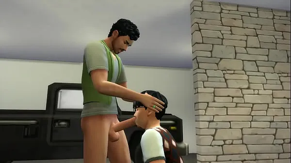 วิดีโอ Gay friends fucking in the garage | The Sims 4: WickedWhims พลังงานใหม่ๆ