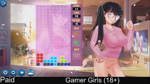 Video energi Gamer Girls (18 ) part5 (Steam game) tetris segar