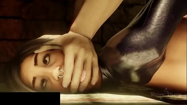 Video energi RopeDude Lara's BDSM segar