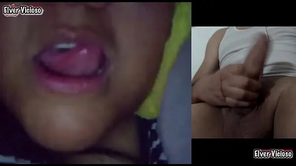 ताज़ा My boss's wife wanted me to give her classes on a video call and she came out and we masturbated together ऊर्जा वीडियो