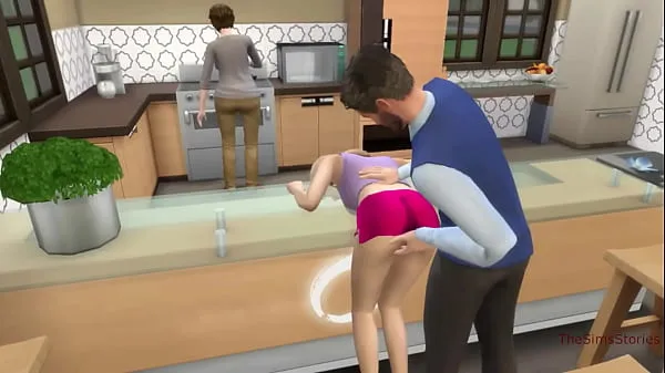 Frisse Sims 4, Stepfather seduced and fucked his stepdaughter energievideo's