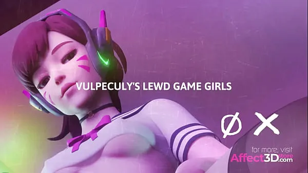 Fersk Vulpeculy's Lewd Game Girls - 3D Animation Bundle energivideoer