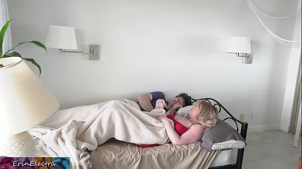 stepmom lets her stepson rub up on her and have sex with her while they share a bed on a road trip
