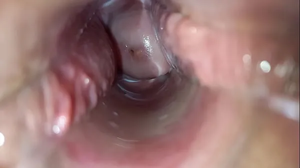 Frisse Pulsating orgasm inside vagina energievideo's