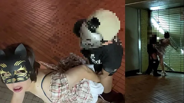 Японский кроссдрессер Ayumi делает минет, анальный секс, камшот на публике снаружи 026 Video tenaga segar