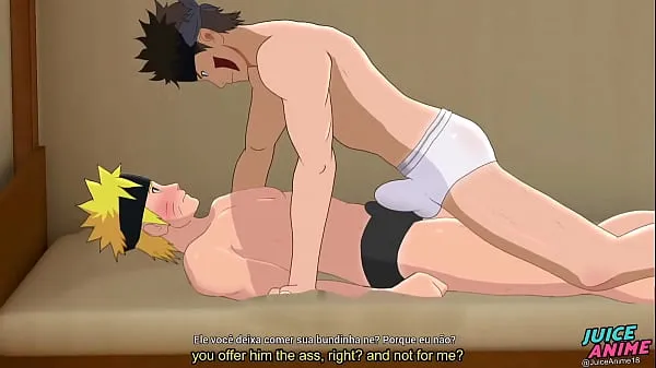 Świeże, Kiba quer fazer o Naruto esquecer o Sasuke - Gay Bara Yaoi energetyczne filmy