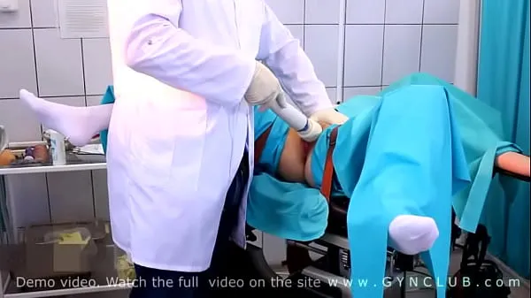 Frisse sex on the gynecological table energievideo's