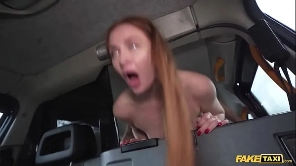 Fresh Fake Taxi Redhead MILF in sexy nylons rides a big fat dick in a taxi energy Videos