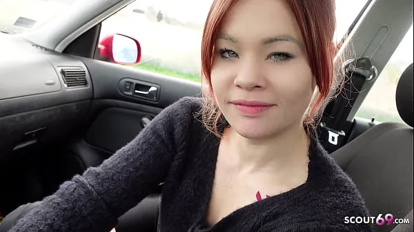 Fresh GERMAN SCOUT - Petite German Redhead Girl Lizzy Rose Pickup for Casting Fuck energy Videos
