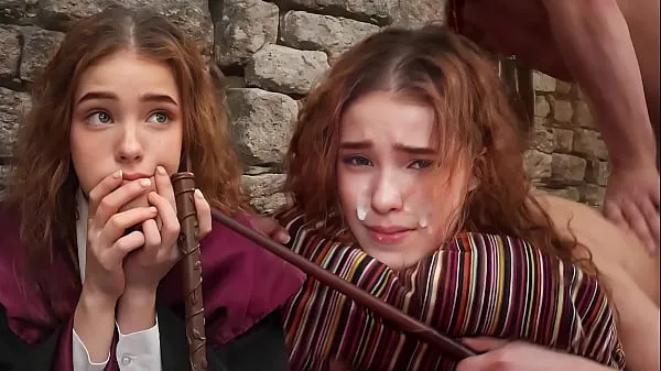 Friske ERECTO ! - Hermione´s First Time Struggles With A Spell - NoLube energivideoer