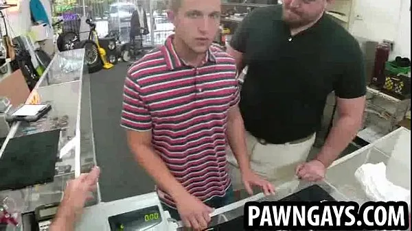 Fresh Hunk posing for some photographs at the pawn shop energy Videos